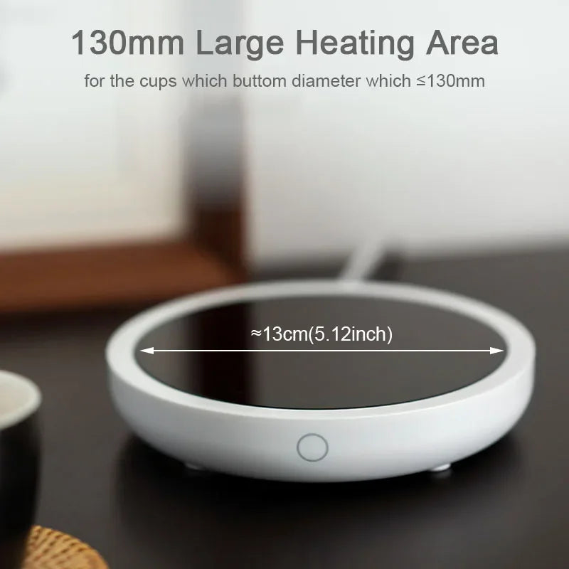 130mm heating surface coffee mug warmer for large cup bases