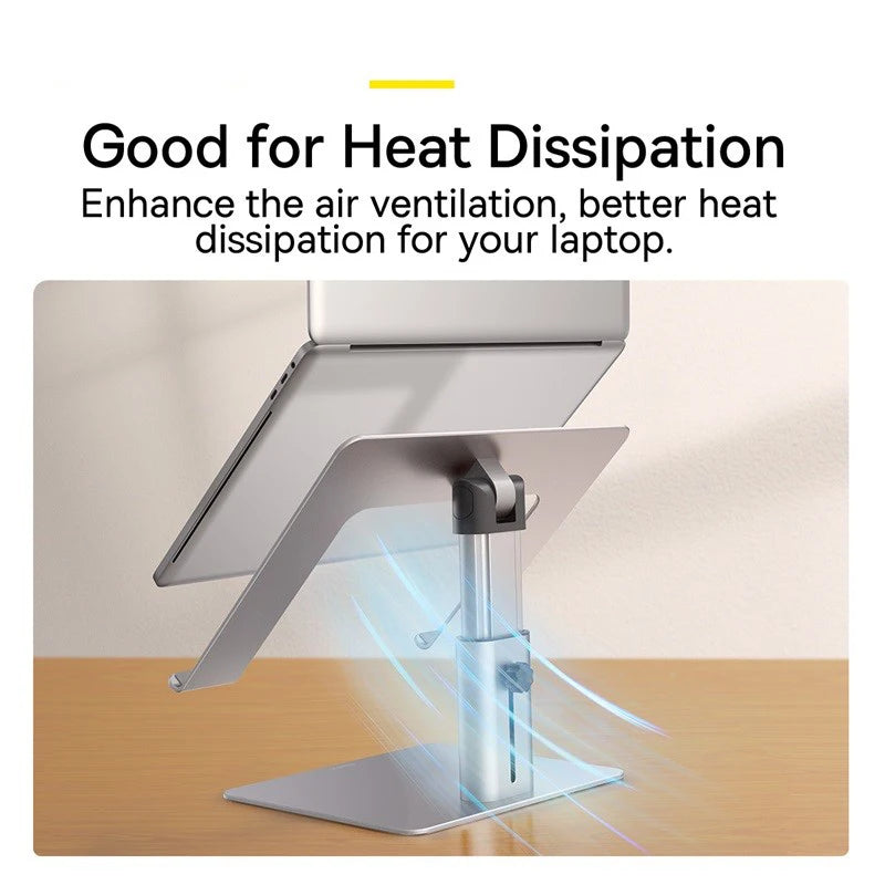 Foldable and lightweight laptop stand for work, study, or travel