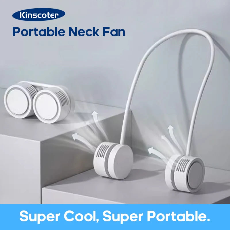 Portable neck fan