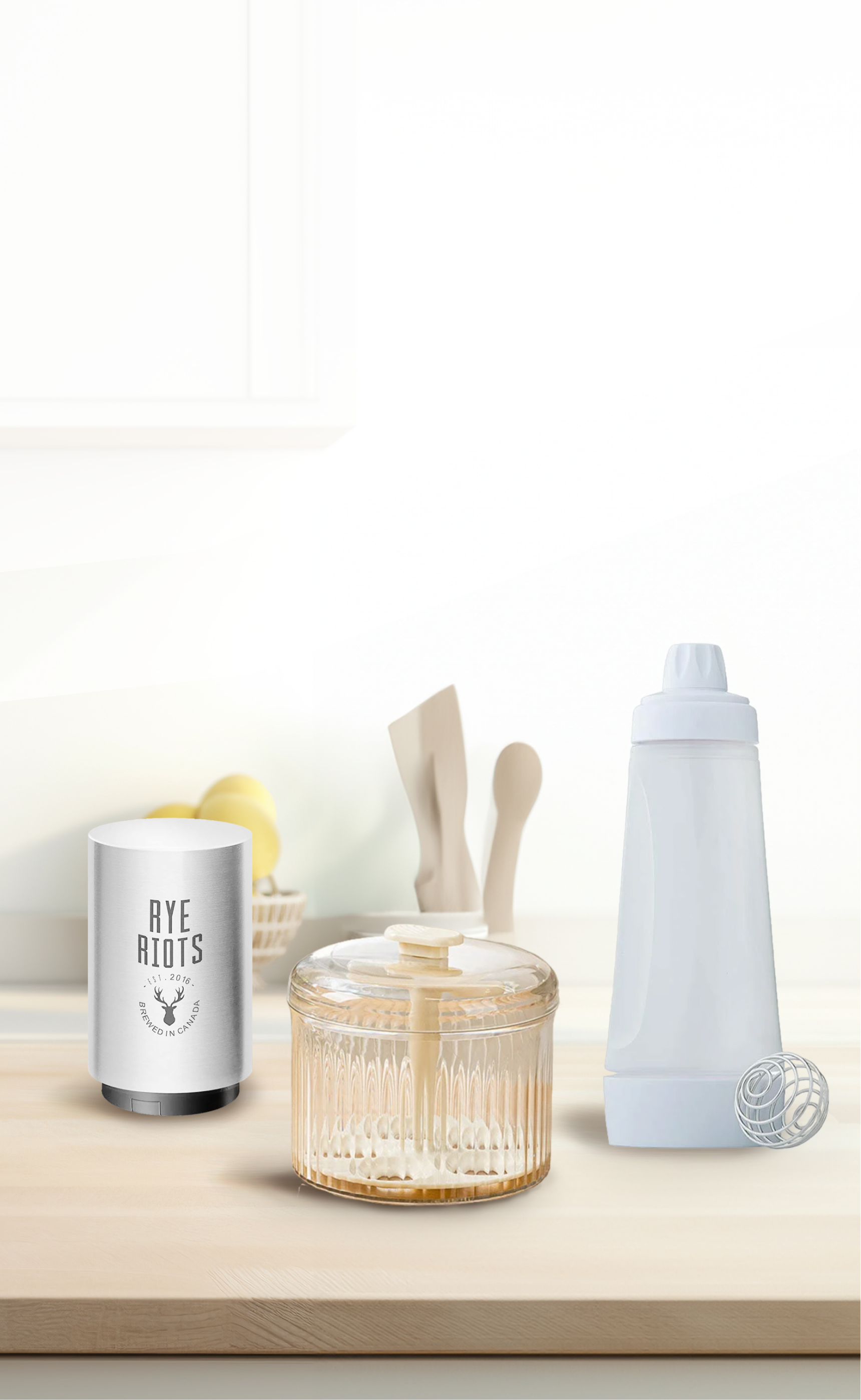 Smart Home Essentials in a modern interior in pastel colors