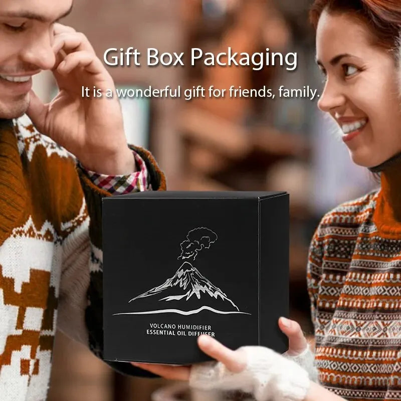 Gift box packaging of volcano essential oil diffuser — perfect gift