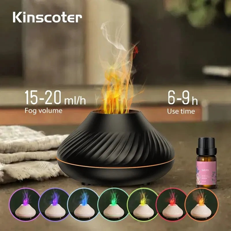 Kinscoter aroma diffuser with fog volume and 6–9 hour use time