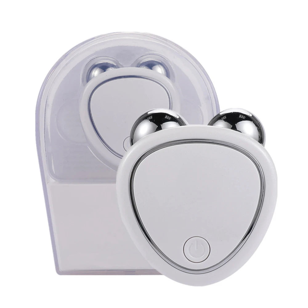 Heart-shaped electronic device with a clear cover on a white background